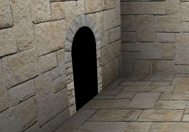 A doorway is created in the wall for Alex Fruen's dungeon room.