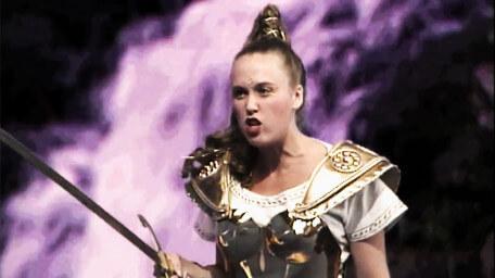 Gundrada the Sword Mistress, played by Samantha Perkins in Series 4 of Knightmare (1990).