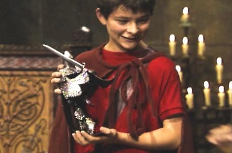 Knightmare Series 5 Team 4. Ben proudly holds the Frightknight trophy.