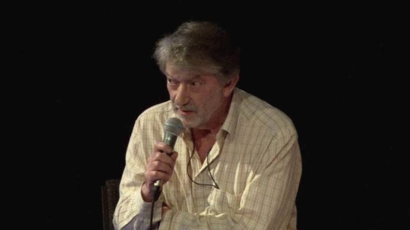 Hugo Myatt speaks during one of the Q&A sessions at the Knightmare Convention 2014