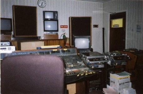 The sound room at Anglia Studios.