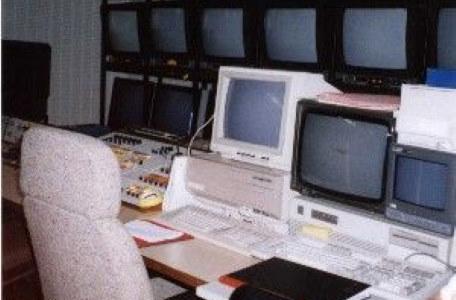 One of the edit suites at Anglia Studios were the graphics for Knightmare were controlled.