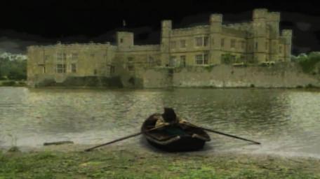 The boatman, played by Paul Valentine, in Series 4 of Knightmare.