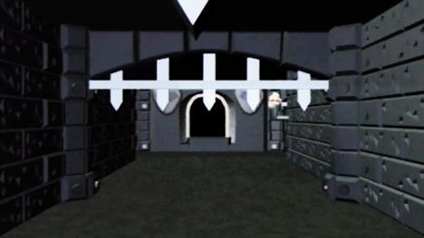 A corridor in the Black Tower of Goth (Series 7-8).