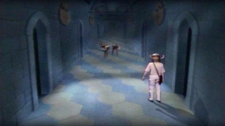 Corridor of the Catacombs in Series 3 of Knightmare (1989).