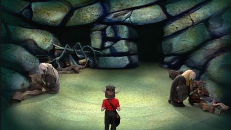 The Cavernwight Chamber from the early series of Knightmare.