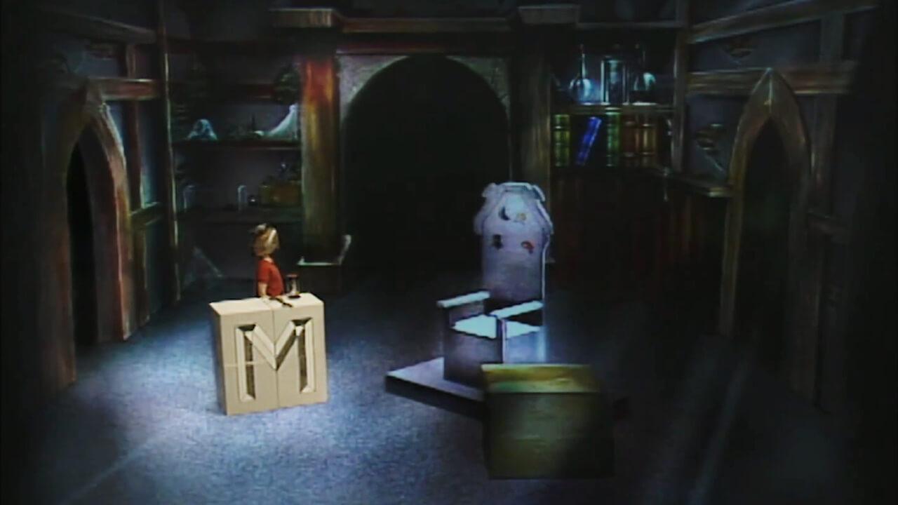 The original study of Merlin the Magician, seen in Series 1 and 2 of Knightmare.