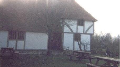 A shot of the settlement at Weald and Downland Living Museum in Chichester, West Sussex.