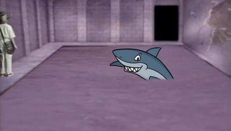 Shark in dungeon pool