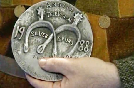 Knightmare Series 2 Team 4. The winners receive a Silver Spurs medal from Anglia Television.