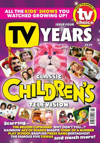 The cover of Issue 4 of TV Years magazine, dedicated to classic children's television.