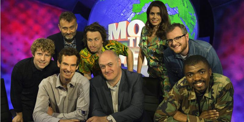 The cast of Mock the Week, Series 15, Episode 6 (including Andy Murray).