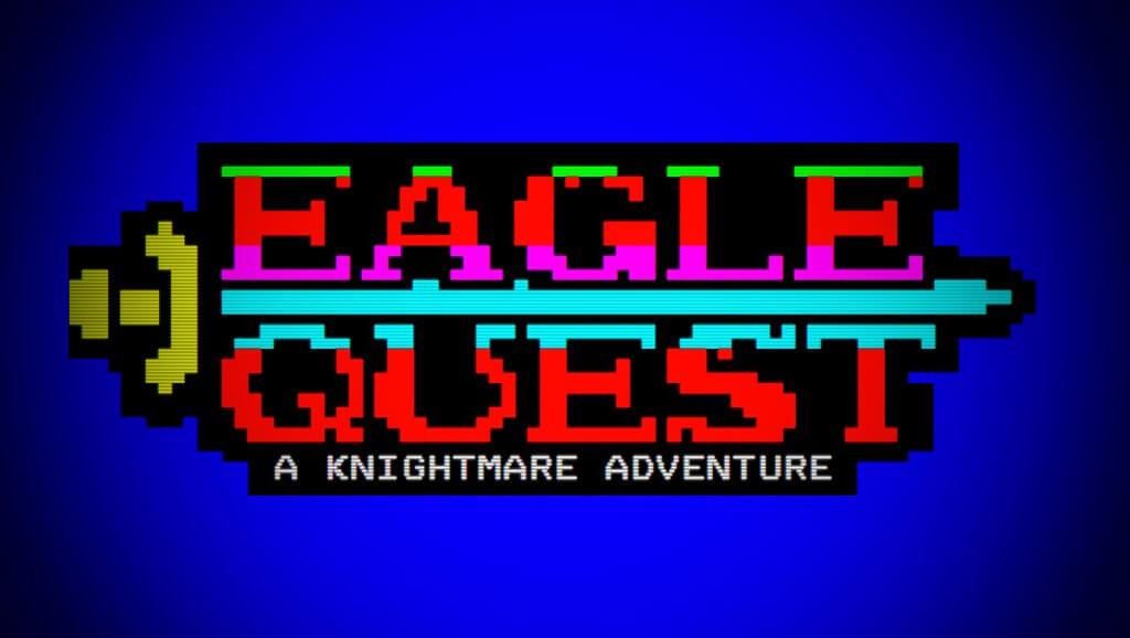 A banner for the Eagle Quest Knightmare Teletext game from 1993.