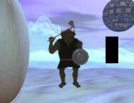 A goblin stands on guard in the second season of the Knightmare RPG.