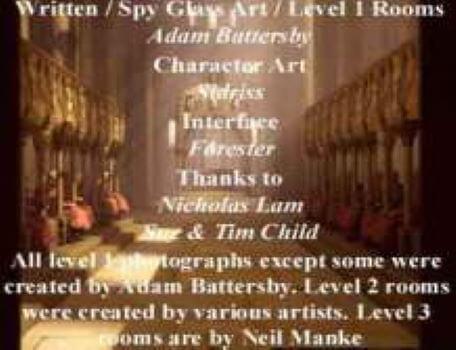 Final credits in the second season of the Knightmare RPG.