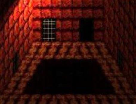 A dark room with a pit where Meridian's females are trapped in the second season of the Knightmare RPG.