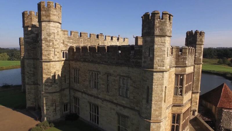 A shot of Leeds Castle in Kent, which appeared in Knightmare.