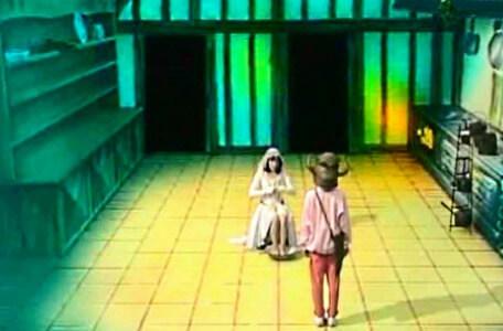 Knightmare Series 2 Team 13. Karen finds Gretel the Maid in the kitchen.