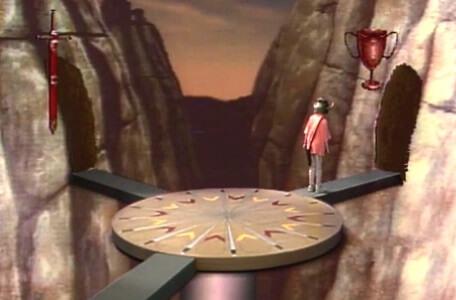 Knightmare Series 4 Team 1. Helen takes the path of the Cup from the Place of Choice.