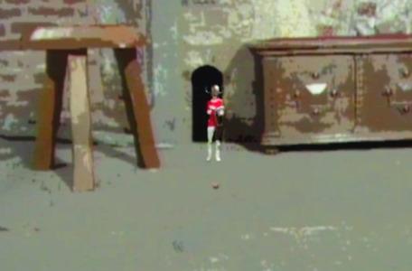 Knightmare Series 4 Quest 6. A small Dickon among the full-size objects.