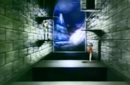 Knightmare Series 4 Quest 6. Dickon completes the Transporter Pads puzzle.