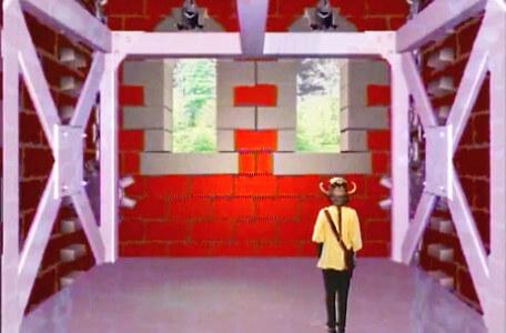 Knightmare Series 5 Team 1. Kathryn takes the descender to Level 2.