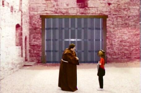 Knightmare Series 5 Team 2. Richard finds Brother Mace at the gate.