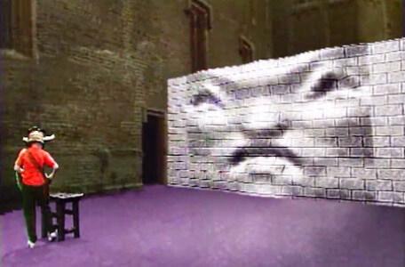 Knightmare Series 5 Team 2. Richard is approached by a blocker in Level 2.