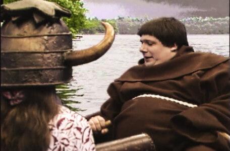 Knightmare Series 5 Team 5. Brother Mace rows Jenna across the lake.