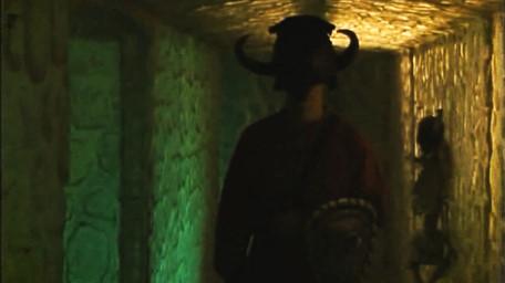 The dwarf tunnels, as seen in Series 6 of Knightmare (1992).