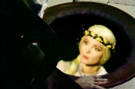 Knightmare Series 6 Team 1. A view of the witch queen, Greystagg, through Lord Fear's pool.