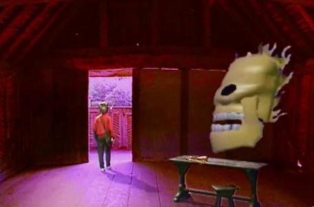 Knightmare Series 6 Team 3. Alan is chased by a geist from the clue area in Level 1.