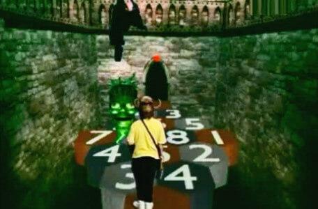 Knightmare Series 6 Team 7. A pooka approaches Chris on the Level 2 causeway.