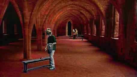 The undercroft, as seen in Series 6 of Knightmare (1992).