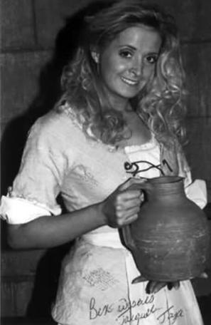 A 1993 character shot of Marta the Tavern Maid (Jacquelin Joyce).