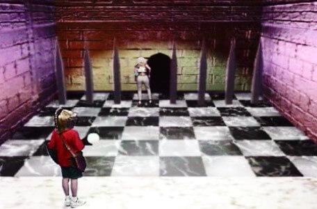 Knightmare Series 7 Team 3. Romahna crosses the Trial by Spikes, revealing the combination.