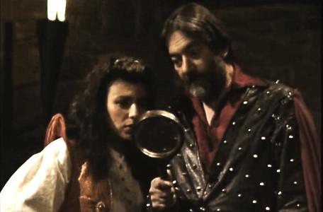 Knightmare Series 8, End of Series. Treguard speaks to Lord Fear through a spyglass.
