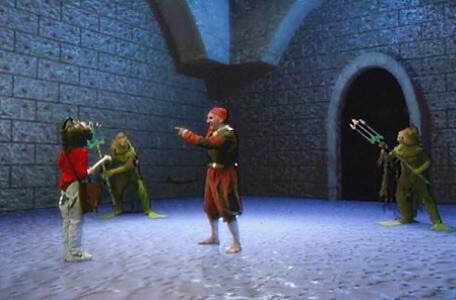 Knightmare Series 8 Team 2. Daniel takes out a bone when approached by Raptor and two miremen.
